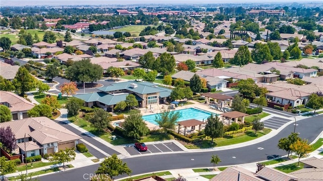 2747 Traditions Loop, Paso Robles, CA 93446 - aerial perspective of suburban area featuring a pool area