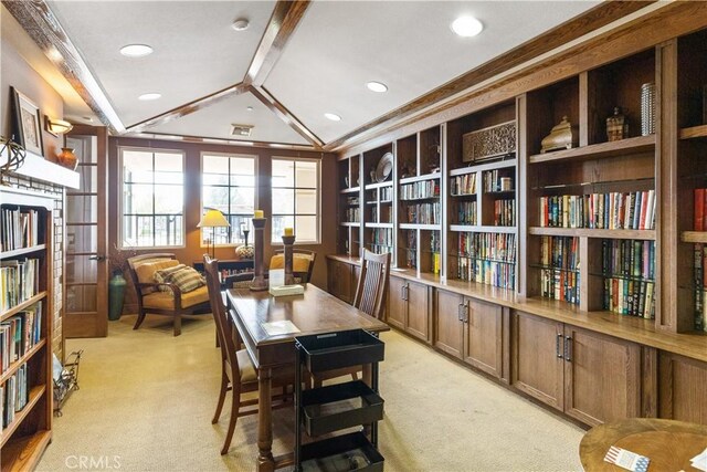 2747 Traditions Loop, Paso Robles, CA 93446 - dining space featuring light colored carpet and recessed lighting