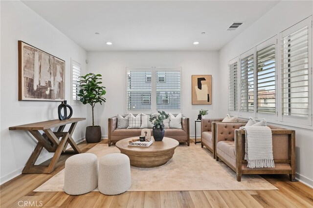 536 Caleigh Ln, Costa Mesa, CA 92627 - sitting room with wood finished floors, recessed lighting, and baseboards