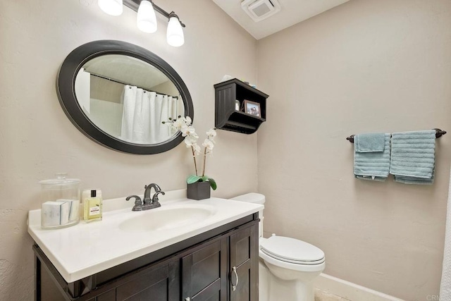 5431 Stirrup Way, Oceanside, CA 92057 - bathroom featuring vanity, tile patterned floors, and curtained shower