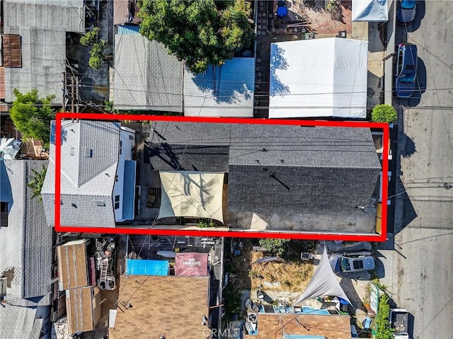 210 Amabel St, Los Angeles, CA 90065 - aerial overview of property's location featuring property boundaries highlighted