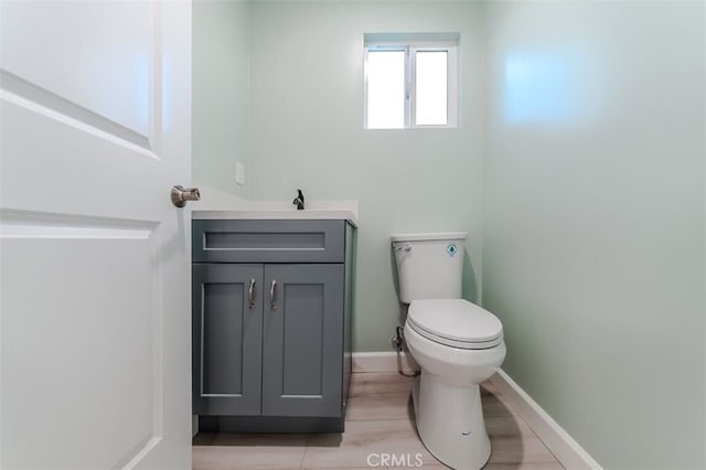 210 Amabel St, Los Angeles, CA 90065 - half bath with vanity and wood finished floors