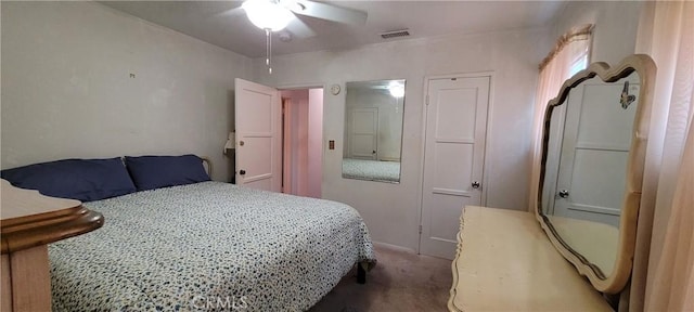 1623 S Sycamore Ave, Los Angeles, CA 90019 - carpeted bedroom featuring ceiling fan