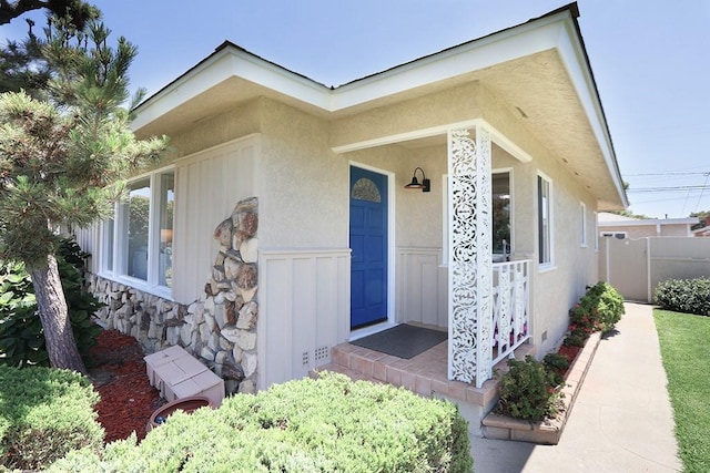 9864 Van Ruiten St, Bellflower, CA 90706 - entrance to property with stone siding and stucco siding