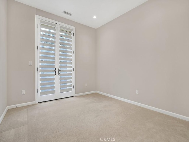 159 Frazier, Irvine, CA 92620 - unfurnished room with light carpet, baseboards, and recessed lighting