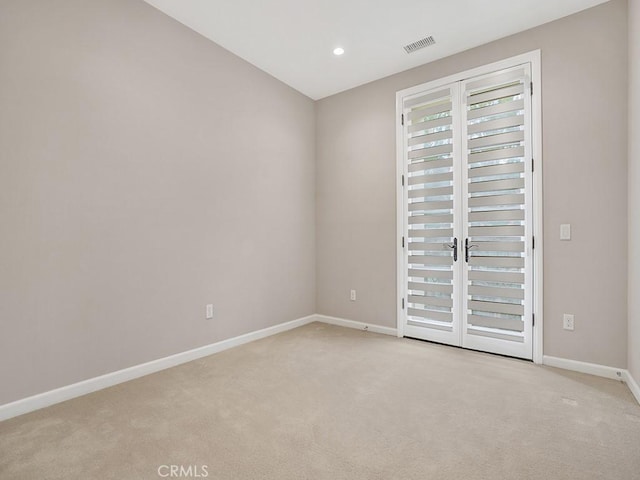 159 Frazier, Irvine, CA 92620 - spare room featuring light colored carpet, baseboards, and recessed lighting