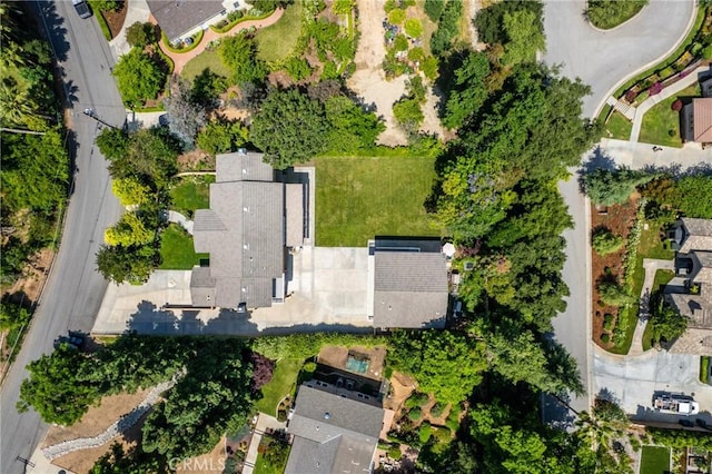 1377 Knoll Rd, Redlands, CA 92373 - aerial perspective of suburban area