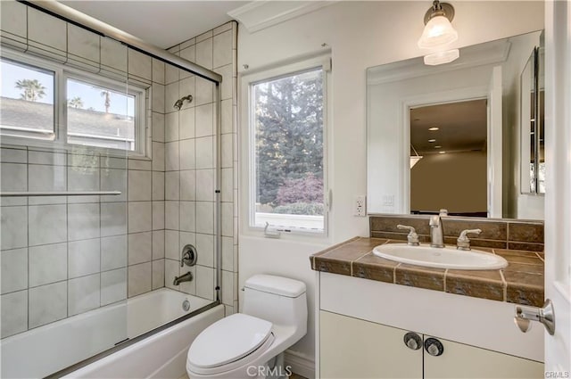 1377 Knoll Rd, Redlands, CA 92373 - bathroom with vanity and  shower combination
