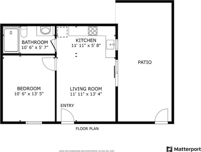 2129 N Pepper St, Burbank, CA 91505 - floor plan / room layout