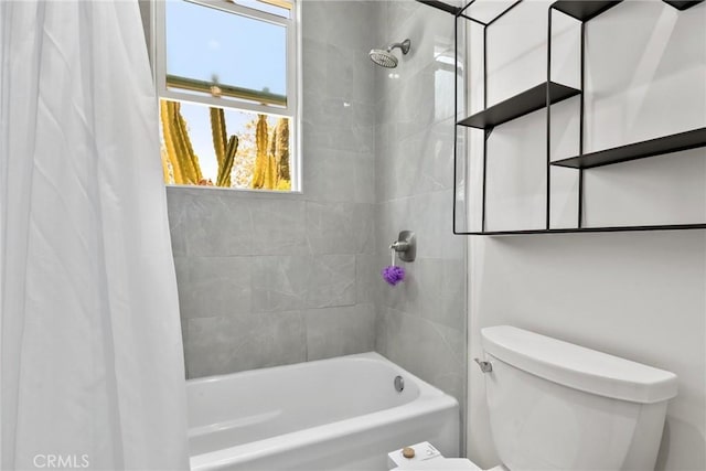 2129 N Pepper St, Burbank, CA 91505 - full bath with toilet and shower / bathtub combination with curtain