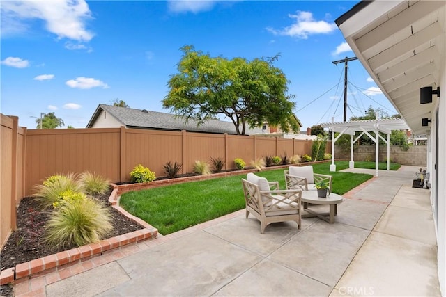 2796 Cibola Ave, Costa Mesa, CA 92626 - view of patio / terrace with a pergola