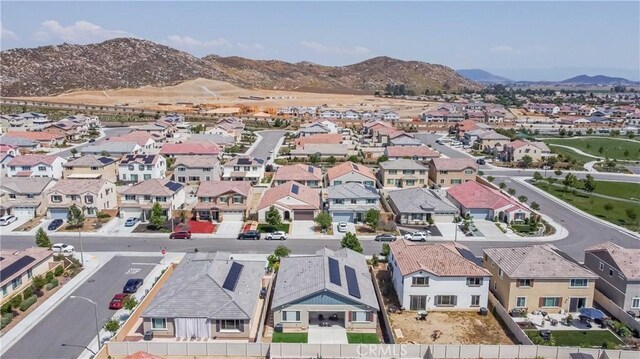 29485 Whitewood St, Menifee, CA 92584 - aerial perspective of suburban area featuring a mountainous background