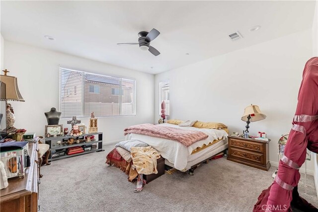 29485 Whitewood St, Menifee, CA 92584 - carpeted bedroom with ceiling fan and baseboards