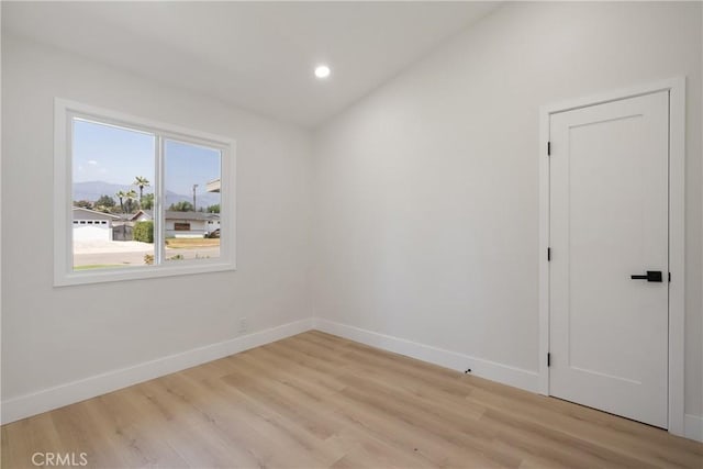1994 11th St, La Verne, CA 91750 - spare room with light wood finished floors and recessed lighting