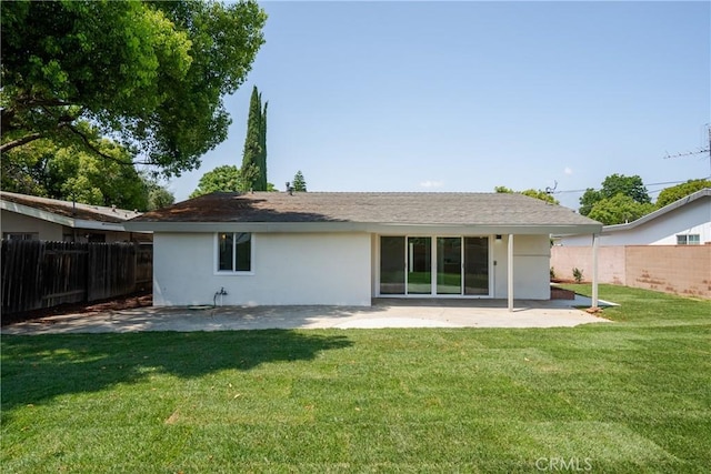 1994 11th St, La Verne, CA 91750 - rear view of property featuring a patio area, a fenced backyard, and stucco siding