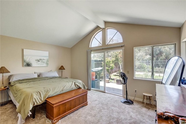 41555 Avenida De La Reina, Temecula, CA 92592 - bedroom featuring access to outside and carpet flooring
