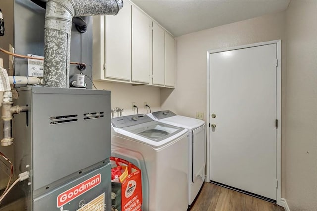 41555 Avenida De La Reina, Temecula, CA 92592 - laundry area featuring cabinet space, separate washer and dryer, and light wood-style floors