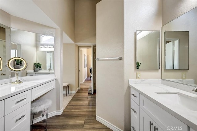 41555 Avenida De La Reina, Temecula, CA 92592 - bathroom with wood finished floors and vanity