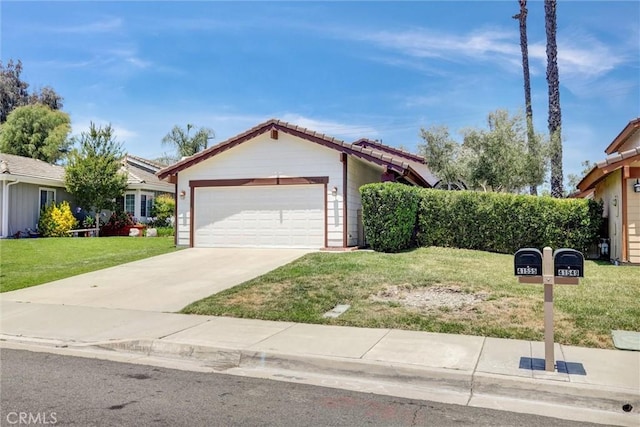 41555 Avenida De La Reina, Temecula, CA 92592 - single story home with a front yard, an attached garage, and driveway