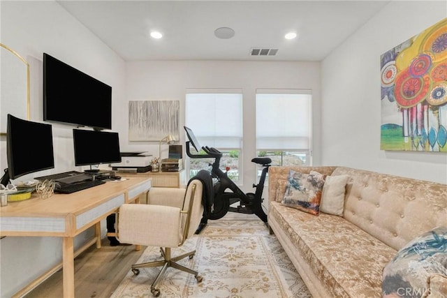 27723 S Grandview Way, San Pedro, CA 90732 - office space featuring wood finished floors and recessed lighting
