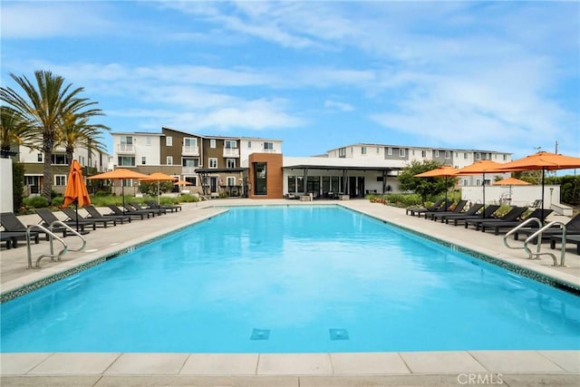 27723 S Grandview Way, San Pedro, CA 90732 - community pool featuring a patio and a residential view