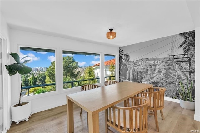 1923 Hollyvista, Los Angeles, CA 90027 - dining room with light wood-style floors