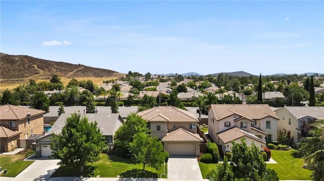 31713 Pompei Ln, Winchester, CA 92596 - aerial perspective of suburban area with a mountain backdrop