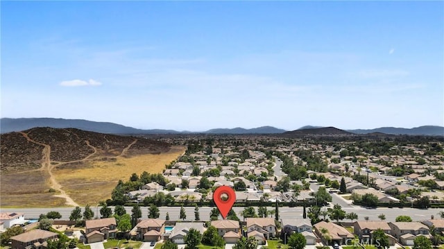 31713 Pompei Ln, Winchester, CA 92596 - aerial view of residential area with mountains