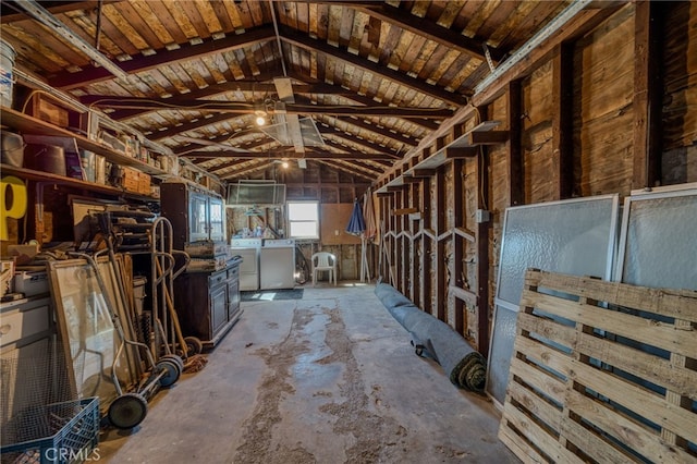 503 California Ave, Needles, CA 92363 - storage area with washing machine and dryer