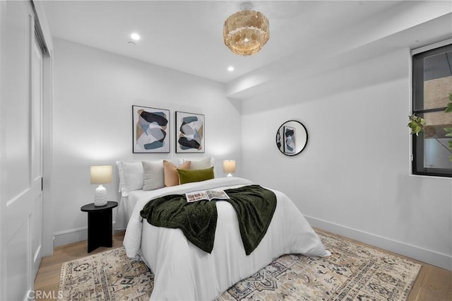 2004 Grant Ave Unit B, Redondo Beach, CA 90278 - bedroom with recessed lighting and wood finished floors
