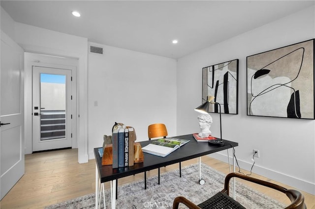 2004 Grant Ave Unit B, Redondo Beach, CA 90278 - office space with wood finished floors and recessed lighting