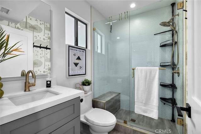 2004 Grant Ave Unit B, Redondo Beach, CA 90278 - bathroom with vanity and a stall shower