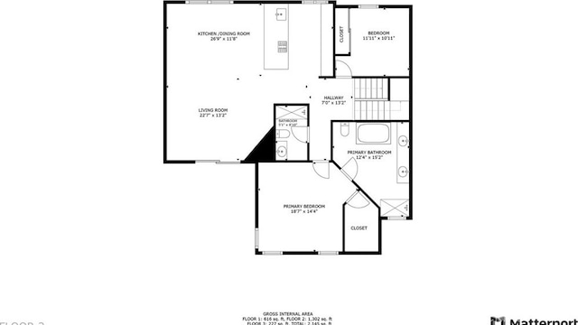 2004 Grant Ave Unit B, Redondo Beach, CA 90278 - view of property floor plan