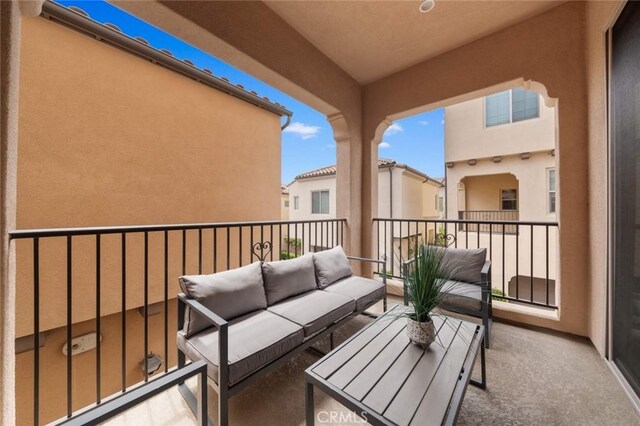 206 Milky Way, Irvine, CA 92618 - balcony with an outdoor hangout area