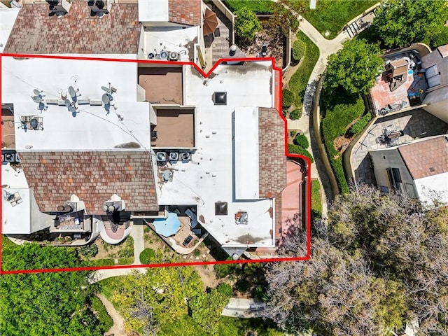 13104 Glen Ct Unit 28, Chino Hills, CA 91709 - aerial view of property's location with property boundaries highlighted