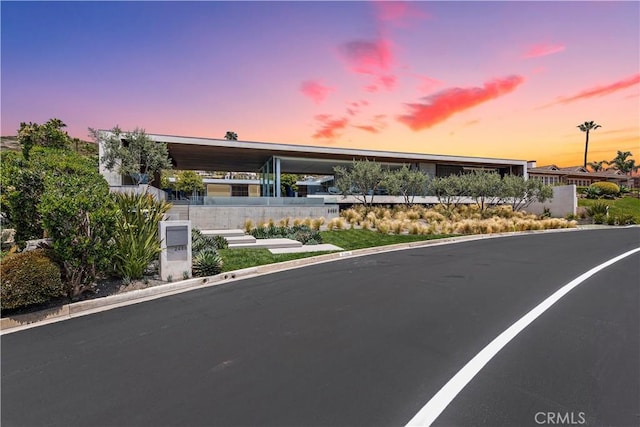 2460 Monaco Dr, Laguna Beach, CA 92651 - view of asphalt road with curbs
