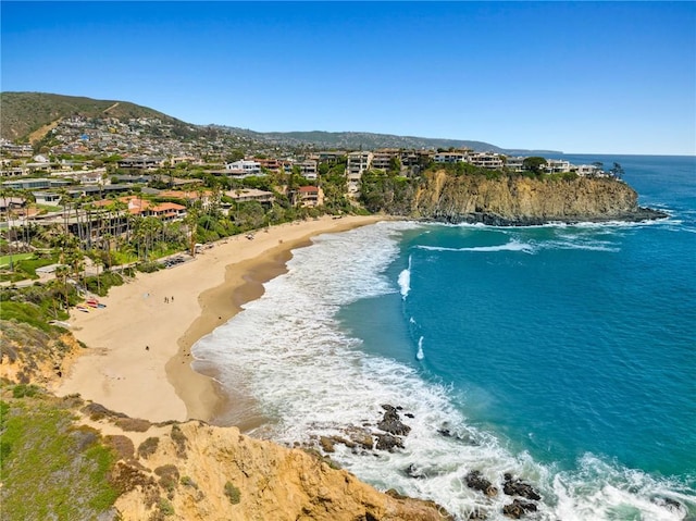 2460 Monaco Dr, Laguna Beach, CA 92651 - bird's eye view of a water and mountain view