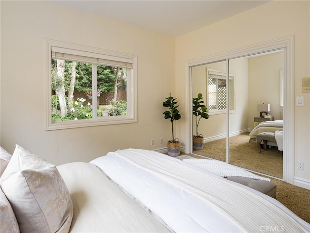 120 Via Alameda, Redondo Beach, CA 90277 - bedroom featuring carpet flooring, a closet, and baseboards