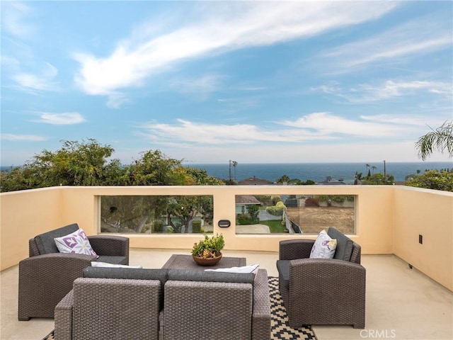 120 Via Alameda, Redondo Beach, CA 90277 - view of patio with a balcony and a water view