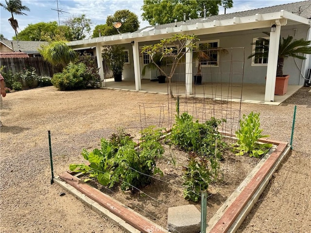 959 Post Rd, Costa Mesa, CA 92626 - view of yard featuring a vegetable garden and a patio