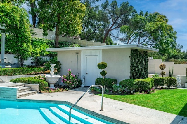 15850 Arbela Dr, Whittier, CA 90603 - view of swimming pool