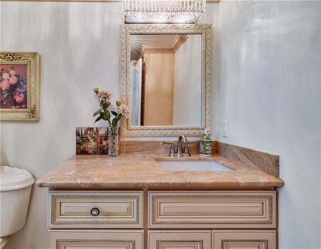 15850 Arbela Dr, Whittier, CA 90603 - bathroom featuring vanity and toilet