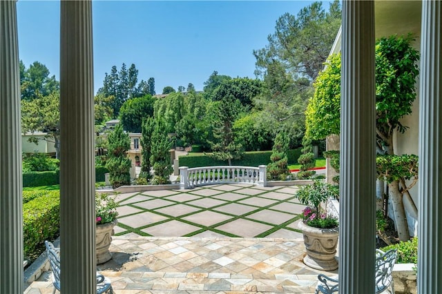 15850 Arbela Dr, Whittier, CA 90603 - gate featuring a patio