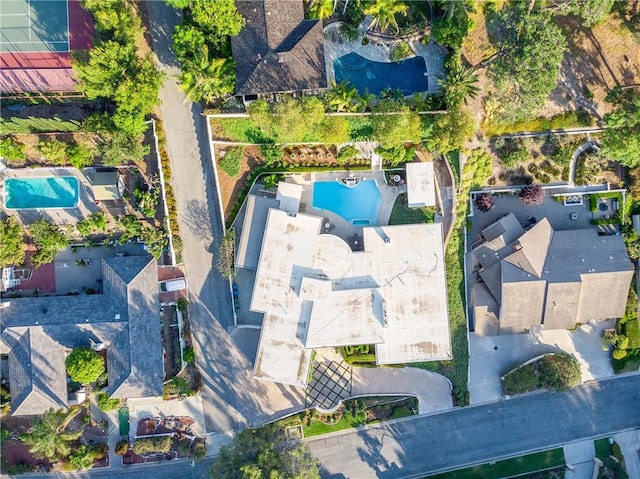 15850 Arbela Dr, Whittier, CA 90603 - aerial view of a pool