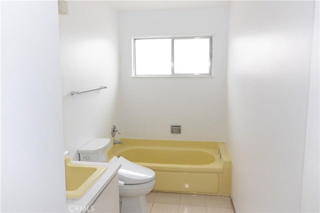910 Kittery Way, Pinole, CA 94564 - full bath with a bath, toilet, vanity, and tile patterned flooring