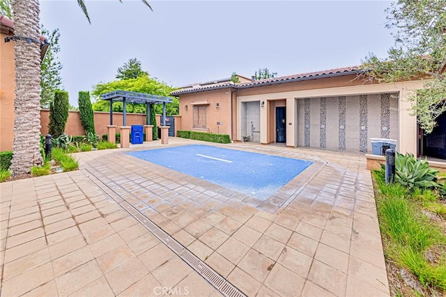 20754 W Bur Oak Cir, Porter Ranch, CA 91326 - view of pool with a patio