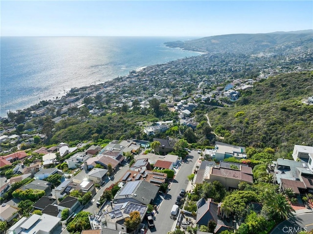 2517 Iris Way, Laguna Beach, CA 92651 - aerial view of property and surrounding area featuring a large body of water and nearby suburban area