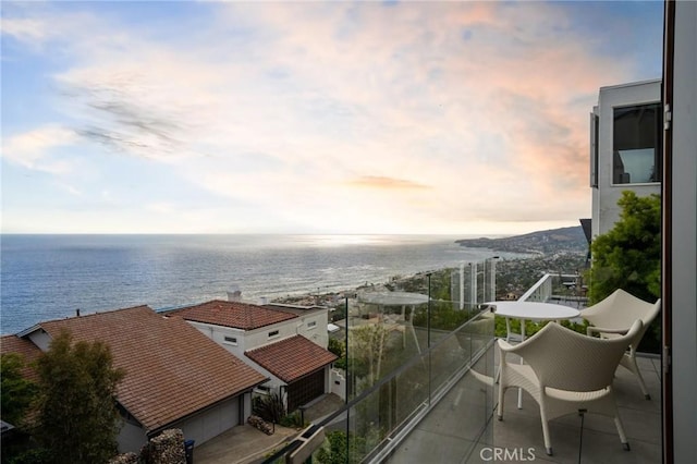 2517 Iris Way, Laguna Beach, CA 92651 - balcony featuring a water view