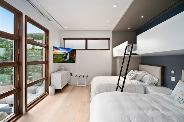 2517 Iris Way, Laguna Beach, CA 92651 - bedroom with light wood-style floors and recessed lighting