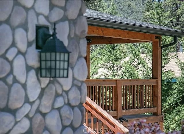 1709 Lassen Way, Pine Mountain Club, CA 93222 - deck with a view of trees